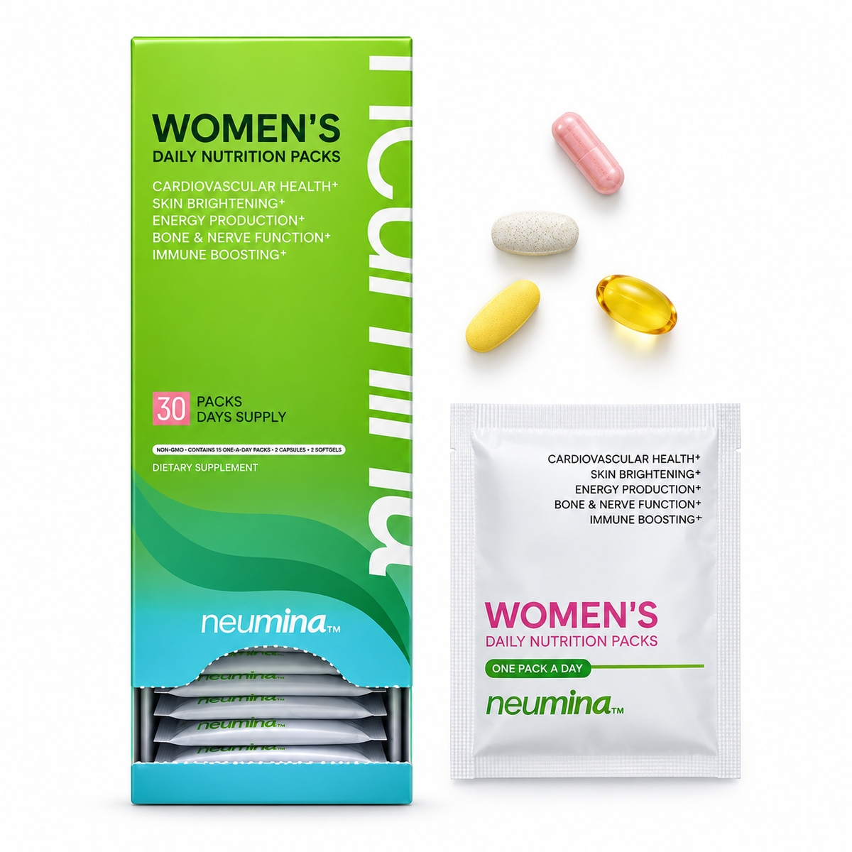 Neumina Women's Daily Nutrition Packs